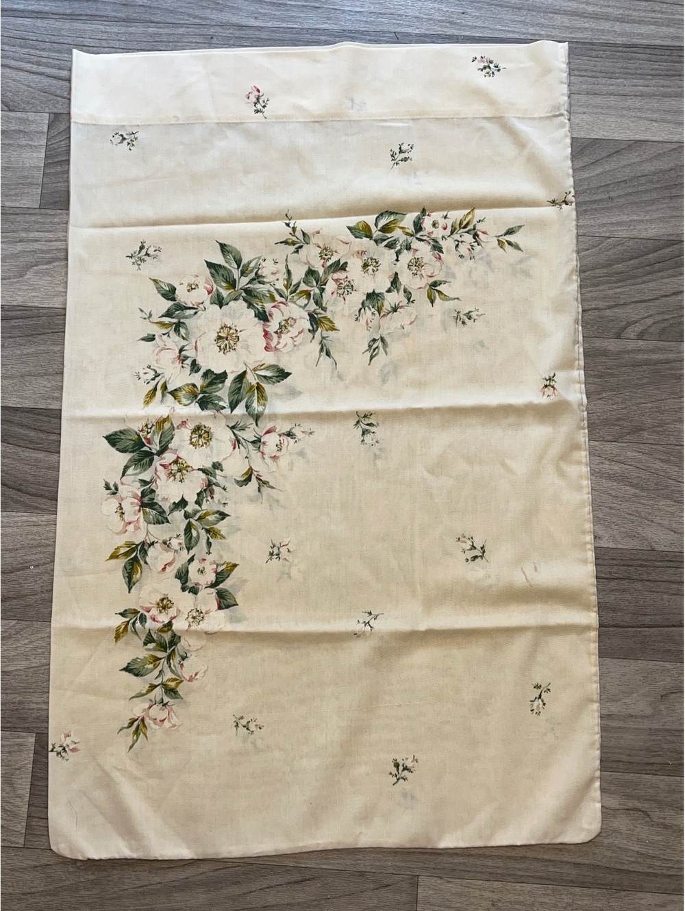 Vintage pillowcase